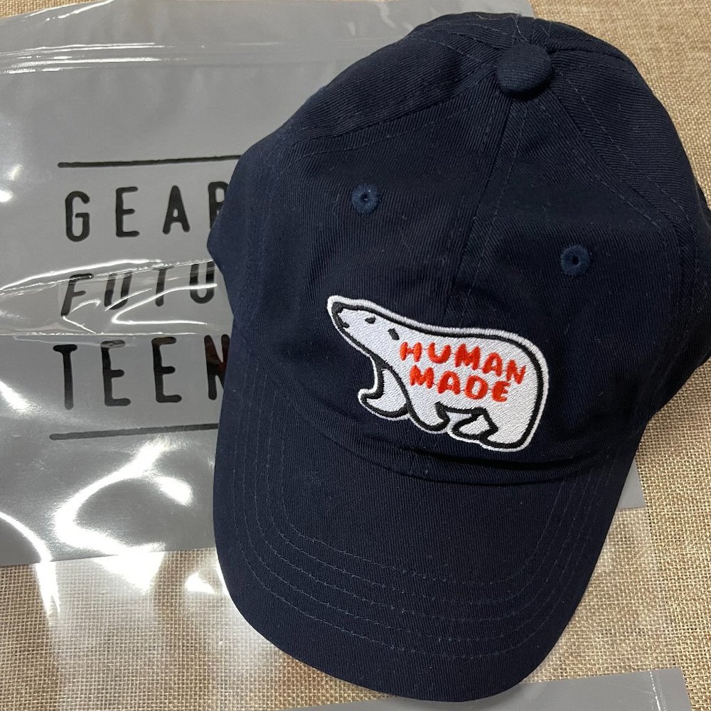 Human Made Bear Cap Black